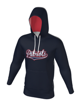Load image into Gallery viewer, Patriots Baseball Fully Sublimated Player Hoodie (Extended 15 Day TAT)