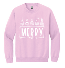 Load image into Gallery viewer, Merry Christmas Crew Sweatshirt (Three Color Options)