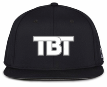 Load image into Gallery viewer, TBT Puff Logo GameChanger Flat Bill Cap (Fitted)(Multiple Color Options)