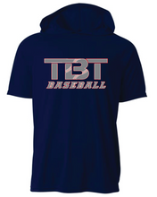 Load image into Gallery viewer, TBT Baseball Hooded Short Sleeve(Youth and Adult)(Multiple Color Options)