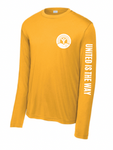 Load image into Gallery viewer, United Is The Way Logo Performance Long Sleeve (Multiple Apparel Options)