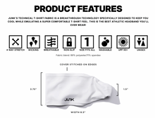 Load image into Gallery viewer, TBT JUNK Big Bang Lite Headband-Black Pattern