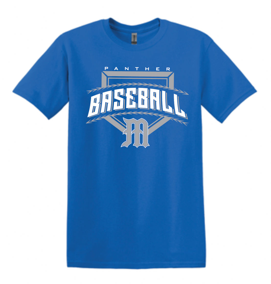 PANTHER BASEBALL STITCHES APPAREL (MULTIPLE APPAREL OPTIONS)