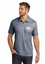Load image into Gallery viewer, TBT Logo Travis Mathew Oceanside Heather Polo (Multiple Color Options)