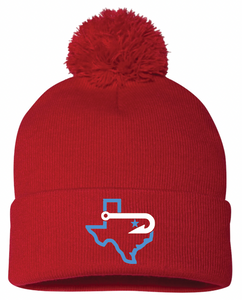 NTX Hooks Sportsman Cuff Pom Beanie (Multiple Color Options)