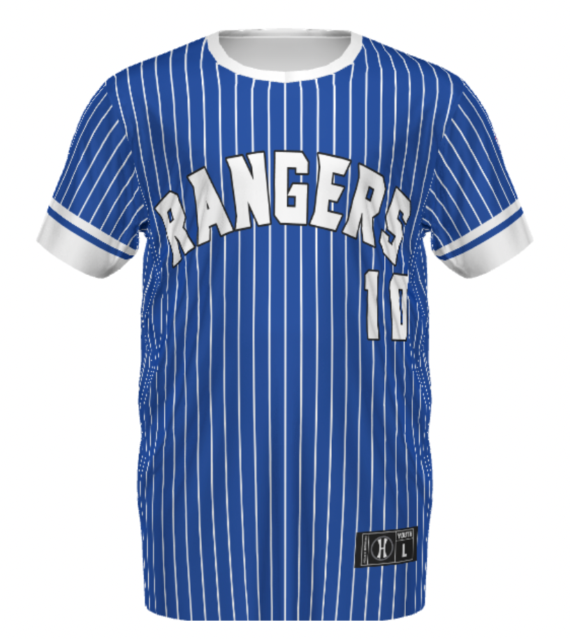 Rangers 5U Fan Jersey (Youth and Adult)