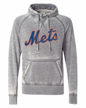 Load image into Gallery viewer, Mets Logo Acid Wash Hoodie (Two Color Options)
