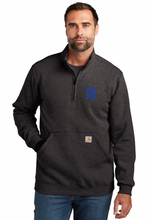 Load image into Gallery viewer, Carhartt 1/4 Zip Mid-Weight Logo Sweatshirt (Multiple Color Options)
