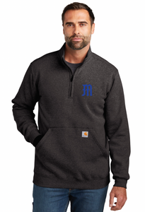 Carhartt 1/4 Zip Mid-Weight Logo Sweatshirt (Multiple Color Options)