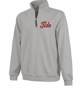 Texas Tide Script Logo Charles River Crosswind  1/4 Zip Sweatshirt (Multiple Color Options)