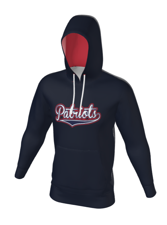Patriots Baseball Fully Sublimated Player Hoodie (Extended 15 Day TAT)