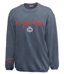 Express Script Crew Sweatshirt (Two Apparel Options)