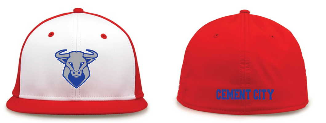 Cement City Fitted Flat Bill Cap