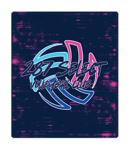 287 Select Club Volleyball Logo Fleece Blanket (Option 2)