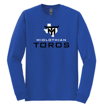 Load image into Gallery viewer, Toros Logo Apparel-Youth ROYAL
