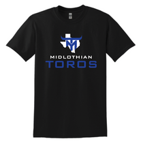 Load image into Gallery viewer, Toros Logo Apparel-Youth BLACK
