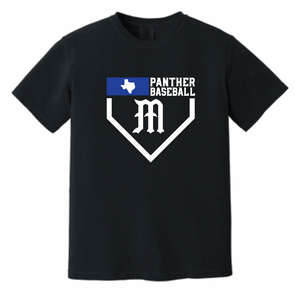 MHS Panther Baseball Base Logo Apparel (All Apparel Options)(Adult and Youth)