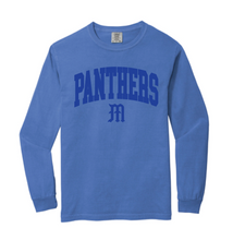 Load image into Gallery viewer, MHS Panther Baseball Collegiate Logo Apparel (Three Apparel Options)
