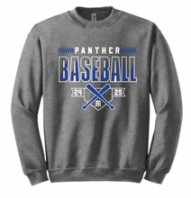 Load image into Gallery viewer, MHS Panther Baseball Bats Logo Apparel (All Apparel Options)
