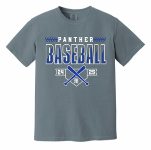 MHS Panther Baseball Bats Logo Apparel (All Apparel Options)