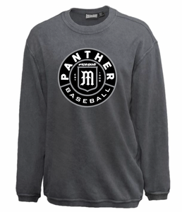 MHS Panther Baseball Round Logo Apparel (All Apparel Options)