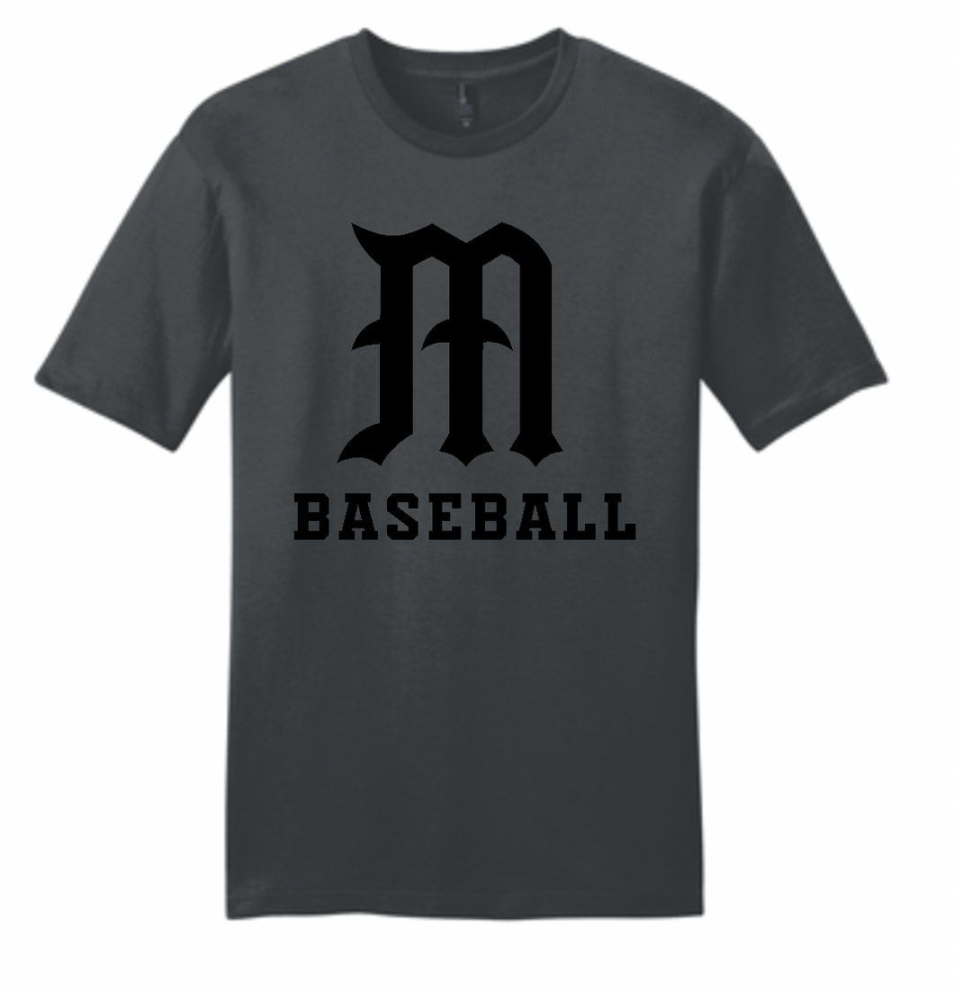 MHS Panther Baseball Monotone Logo Apparel (All Apparel Options)