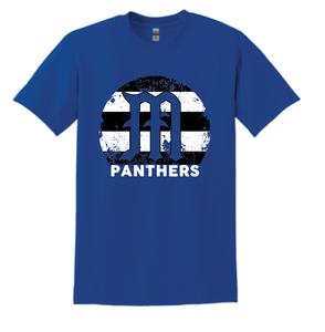 MHS Panther Baseball Stripe Logo Apparel (All Apparel Options)