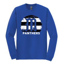 Load image into Gallery viewer, MHS Panther Baseball Stripe Logo Apparel (All Apparel Options)
