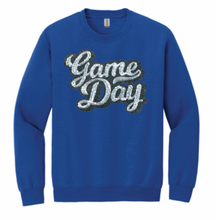 Load image into Gallery viewer, MHS Panther Baseball Game Day Sequin Sweatshirt (Two Color Options)
