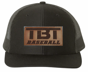 TBT Baseball Leather Patch Richardson 112 Snapback Cap (Multiple Color Options)