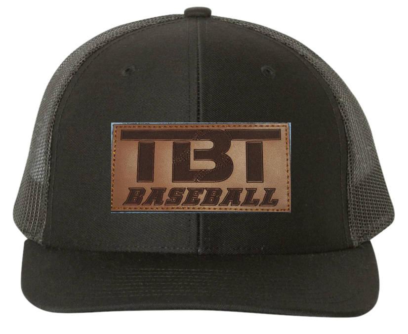 TBT Baseball Leather Patch Richardson 112 Snapback Cap (Multiple Color Options)