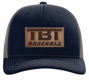 TBT Baseball Leather Patch Richardson 112 Snapback Cap (Multiple Color Options)