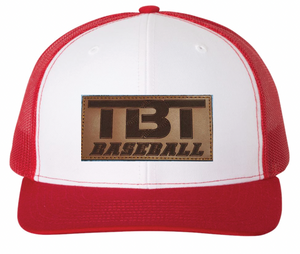 TBT Baseball Leather Patch Richardson 112 Snapback Cap (Multiple Color Options)