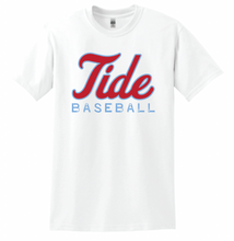 Load image into Gallery viewer, Tide Baseball Script Apparel  (All Apparel Options)(Youth)
