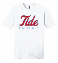 Load image into Gallery viewer, Tide Baseball Script Apparel  (All Apparel Options)(Youth)
