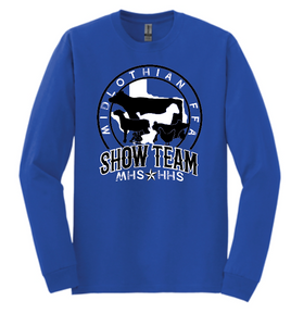 Midlothian FFA Show Team Appare ROYAL (Multiple Apparel Options) ADULT