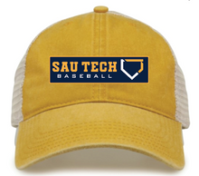 Load image into Gallery viewer, SAU Tech Baseball The Game Pigment Dyed Soft Trucker Logo Cap (Multiple Color Options)
