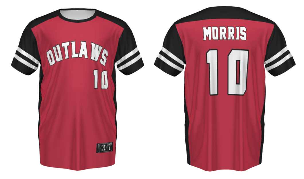 Outlaws T-Ball Jersey (Youth and Adult)