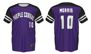 Purple Cobras T-Ball Jersey (Youth and Adult)