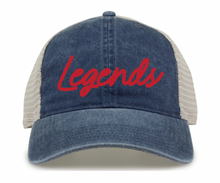 Load image into Gallery viewer, Texas Legends Script Trucker Snapback Cap (Multiple Color Options)
