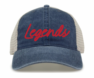 Texas Legends Script Trucker Snapback Cap (Multiple Color Options)