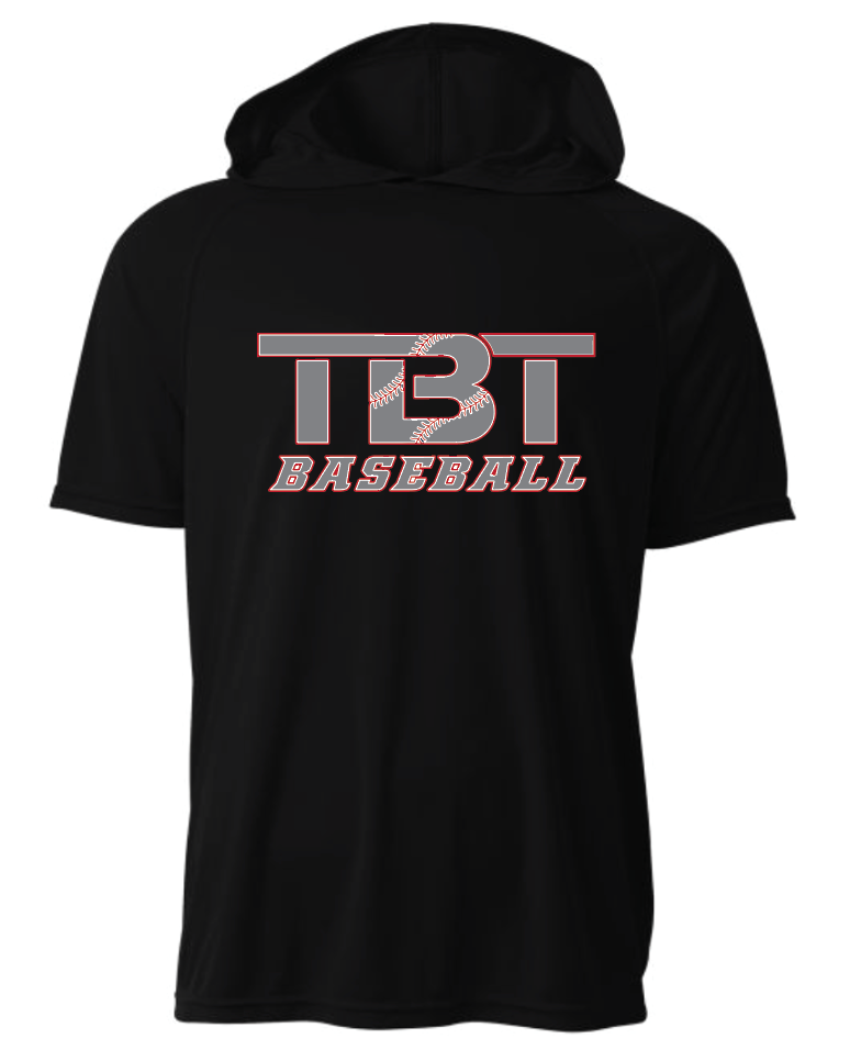 TBT Baseball Hooded Short Sleeve(Youth and Adult)(Multiple Color Options)