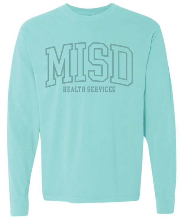 MISD Health Services Collegiate Long Sleeve Tee (Multiple Color Options)