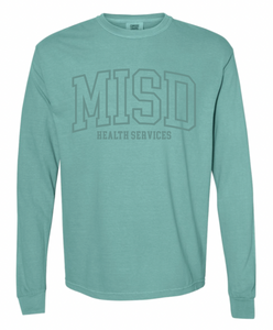 MISD Health Services Collegiate Long Sleeve Tee (Multiple Color Options)