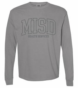 MISD Health Services Collegiate Long Sleeve Tee (Multiple Color Options)
