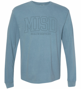 MISD Health Services Collegiate Long Sleeve Tee (Multiple Color Options)