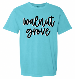 Walnut Grove Script Short Sleeve Tee (Multiple Color Options)