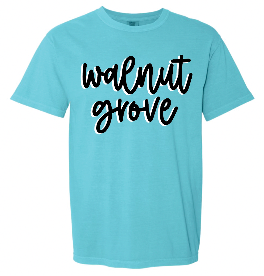Walnut Grove Script Short Sleeve Tee (Multiple Color Options)