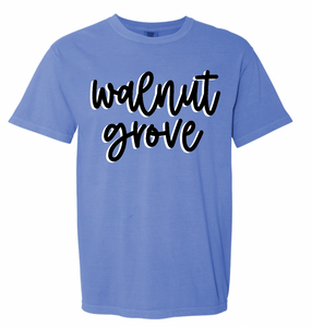 Walnut Grove Script Short Sleeve Tee (Multiple Color Options)
