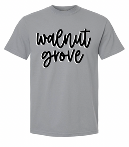 Walnut Grove Script Short Sleeve Tee (Multiple Color Options)